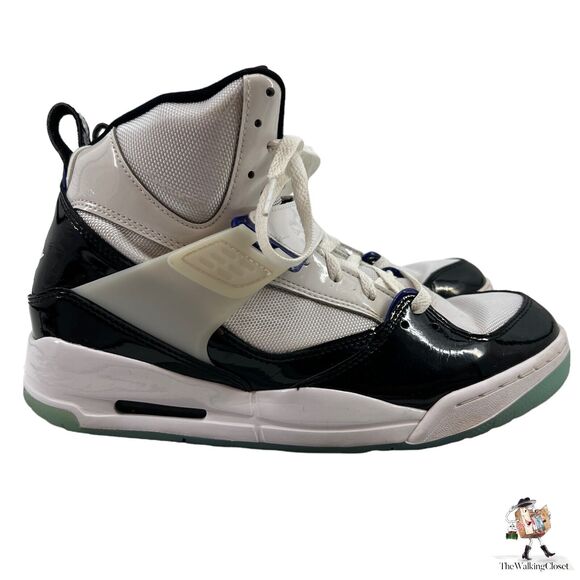 Nike Jordan Flight 45 High Shoes Men's Size 9 White Black Concord DC2571-100
